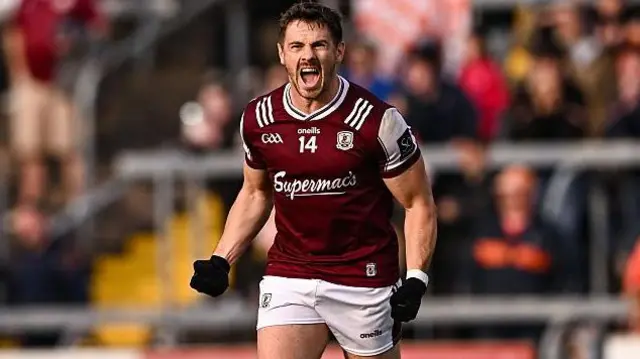 Galway forward Shane Walsh after his match-winner against Armagh