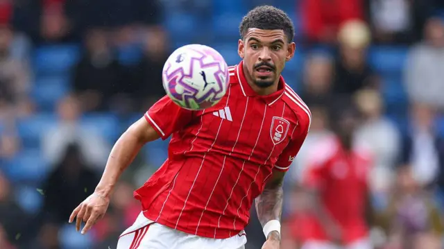 Morgan Gibbs-White of Nottingham Forest in action