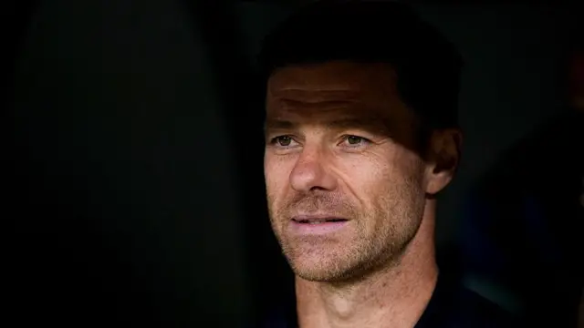 Xabi Alonso, former head coach of Real Madrid, looks on