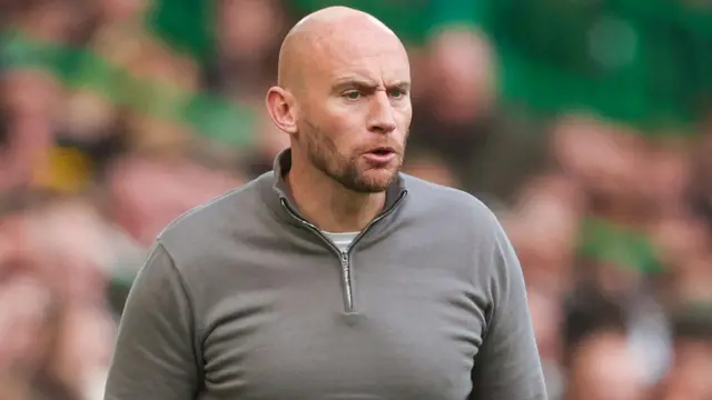 Hibs head coach David Gray