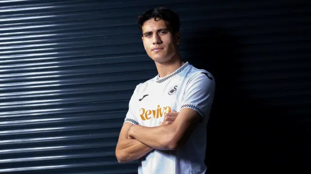 Marko Stamenic in Swansea colours 