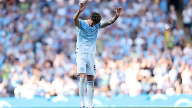 John Stones bows to the crowd