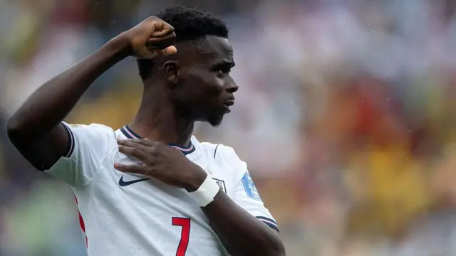 Bukayo Saka for England