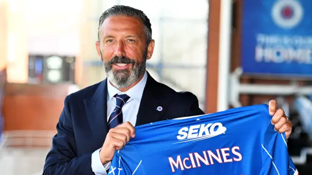 Rangers manager Derek McInnes