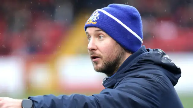 Glenavon manager Stephen McDonnell