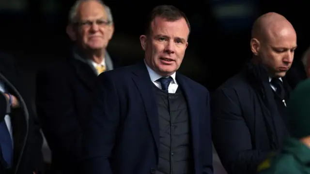 Angus Kinnear managing Everton 