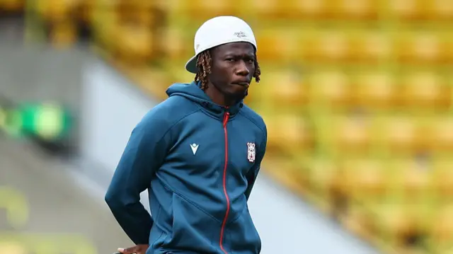 Issa Kabore at Norwich on Saturday