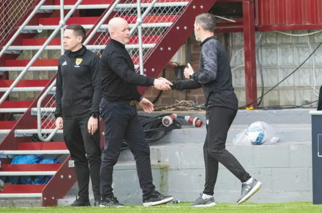 David Martindale and Stuart Kettlwell shake hands 