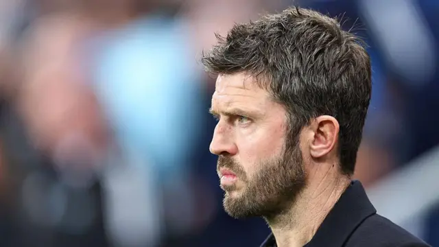 Michael Carrick looks on thoughtfully