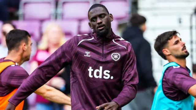 Hearts striker Amadou Ba-Sy