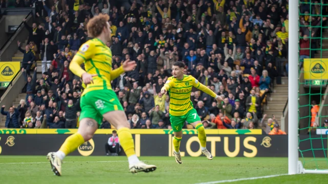 Borja Sainz scores against Bristol City