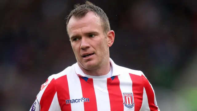 Stoke City's former midfielder Glenn Whelan.