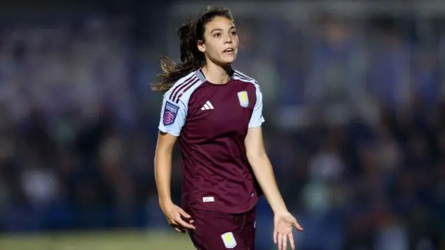 Aston Villa full-back Paula Tomas