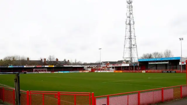 The J Davidson Stadium, home of Altrincham