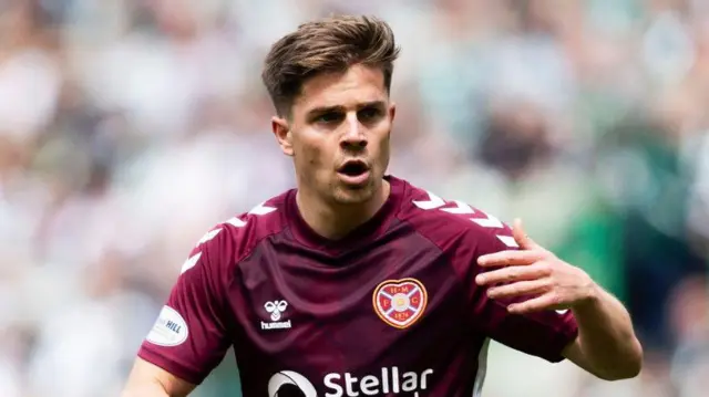 Cammy Devlin in action for Hearts 