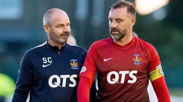 Kris Boyd and Steve Clarke