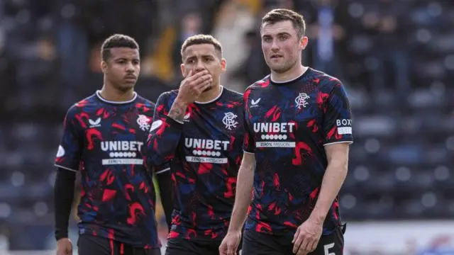 Rangers lost 1-0 away to Kilmarnock