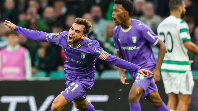 Ricardo Horta scored from 30 yards as Braga beat Celtic 2-0 in Glasgow on matchday two of the Europa League