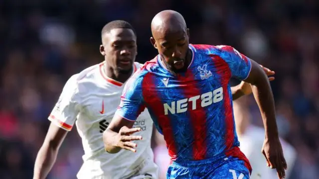 Jean-Philippe Mateta in action for Crystal Palace