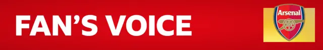 Arsenal fan's voice banner