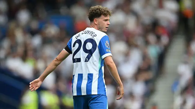 Maxim De Cuyper playing for Brighton