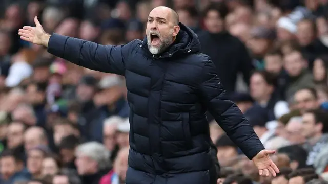 Igor Tudor shouts on the touchline