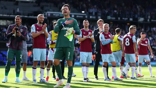 West Ham goalkeeper Lukasz Fabianski