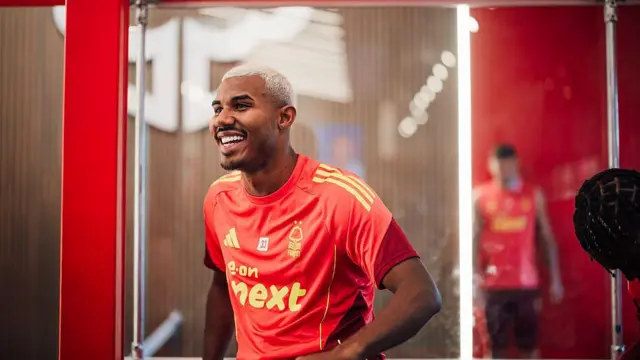 Cuiabano of Nottingham Forest during first team training
