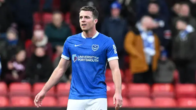 Conor Shaughnessy in action for Portsmouth
