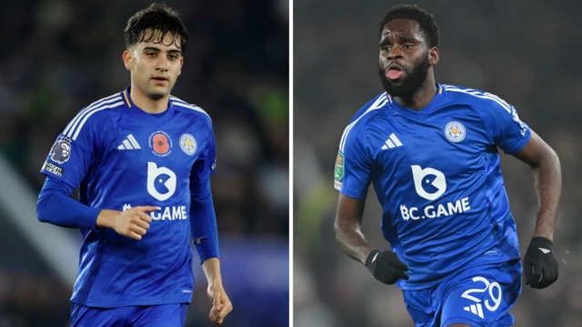 Leicester City loan players Facundo Buonanotte and Odsonne Edouard