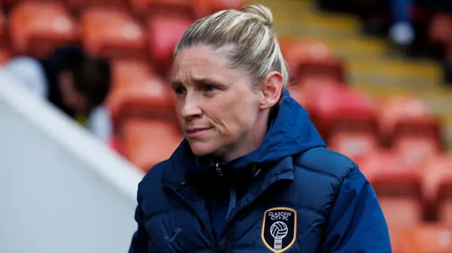 Glasgow City head coach Leanne Ross