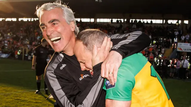 Jim McGuinness and Michael Murphy