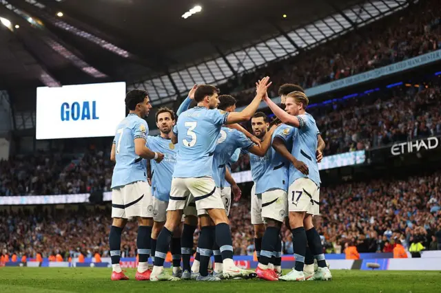 Manchester City players