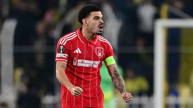 Morgan Gibbs-White celebrates