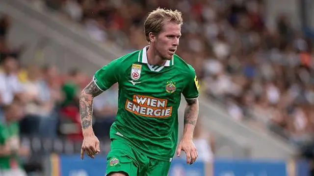 Tonni Adamsen of Rapid Vienna
