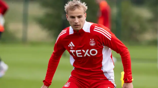 Aberdeen winger Topi Keskinen