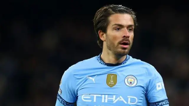 Manchester City winger Jack Grealish