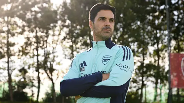 Arsenal manager Mikel Arteta