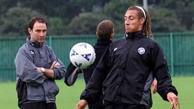 Martin O'Neill and Henrik Larsson