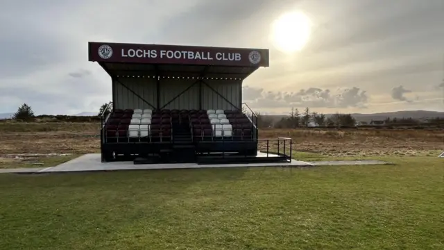 An stand ùr aig a' Chreagan Dubh