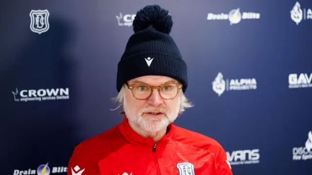 Dundee head coach Steven Pressley