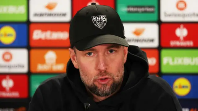 Stuttgart head coach Sebastian Hoeness