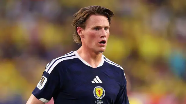 Scott McTominay of Scotland during the World Cup 