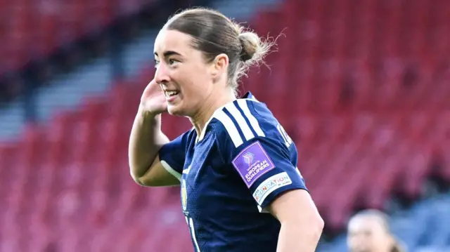 Scotland striker Kathleen McGovern
