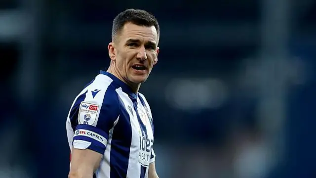 West Bromwich Albion captain Jed Wallace in action 