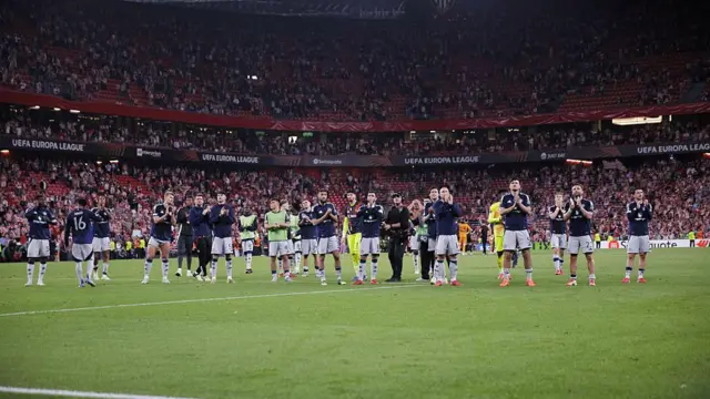 Man Utd players celebrate
