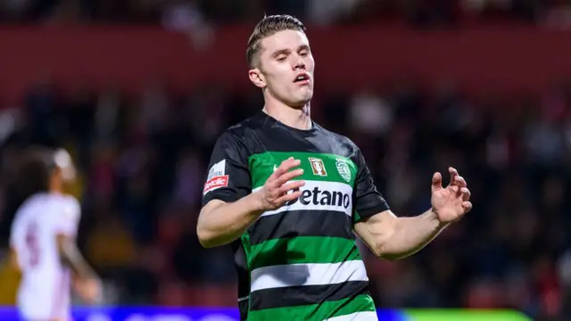 Viktor Gyokeres playing for Sporting