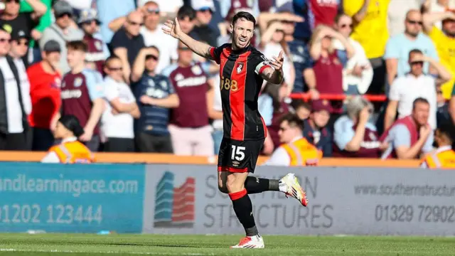 Smith in action for Bournemouth. 