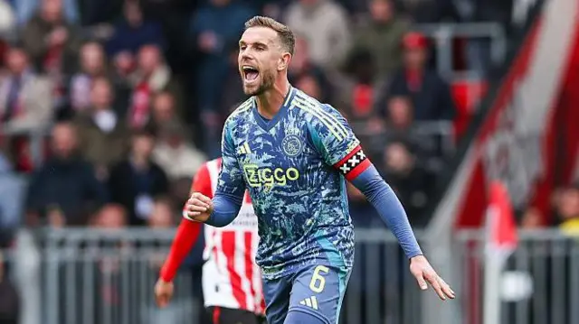 Jordan Henderson of AFC Ajax