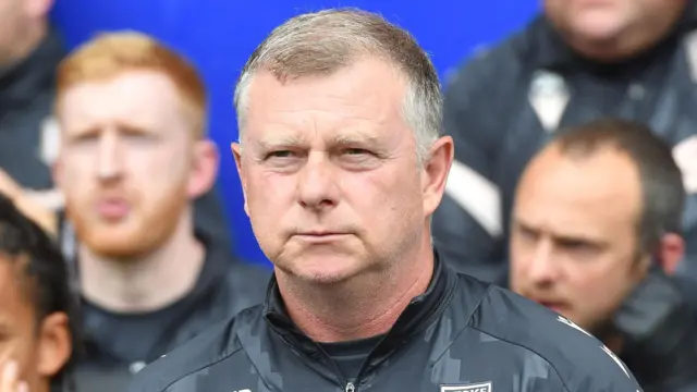 Stoke City manager Mark Robins 